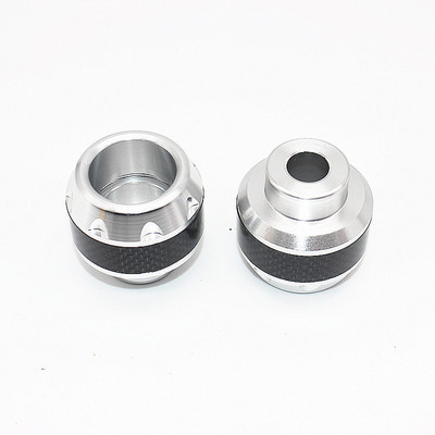 2 buc. Motociclete din aliaj de aluminiu Protector de cădere, antideflagrant, cupe pentru furcă față, glisoare, accesorii universale de siguranță pentru moto.