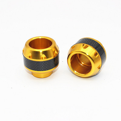 2 buc. Motociclete din aliaj de aluminiu Protector de cădere, antideflagrant, cupe pentru furcă față, glisoare, accesorii universale de siguranță pentru moto.