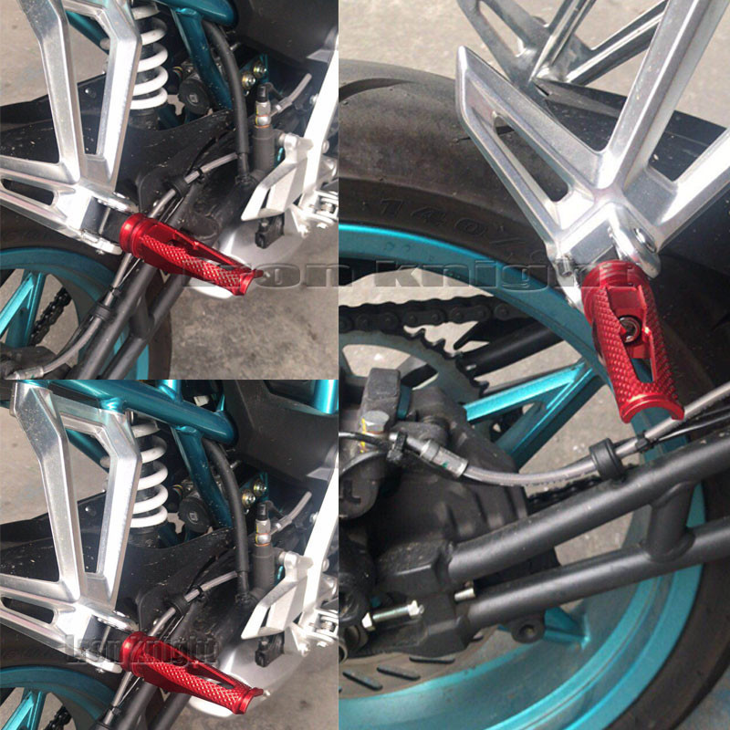 Motocyklové CNC hliníkové opierky na nohy pre spolujazdca, zadné stupačky, pedál pre KAWASAKI Z250 Z300 Z400 NINJA250 NINJA300 NINJA 250 300