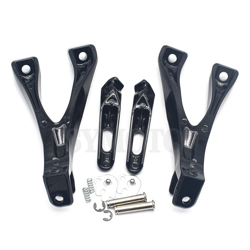 Motorkerékpár hátsó lábtartók Lábcsapok állvány Pedál stent szerelvény Honda CBR1000RR CBR 1000 RR CBR1000 2017 2018 2019 típushoz