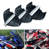 Motociklo sparno aerodinaminis šoninio sparno spoileris skirtas Yamaha YZF R1 R25 Kawasaki Ninja H2 H2R BMW S1000RR Honda H2 ABS