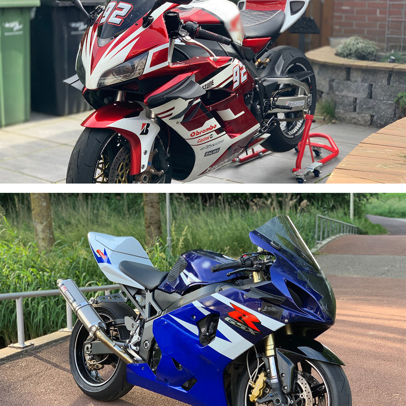 Motociklo sparno aerodinaminis šoninio sparno spoileris skirtas Yamaha YZF R1 R25 Kawasaki Ninja H2 H2R BMW S1000RR Honda H2 ABS