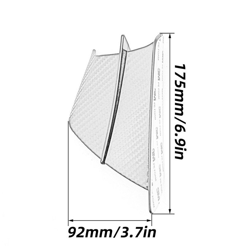 Motociklo sparno aerodinaminis šoninio sparno spoileris skirtas Yamaha YZF R1 R25 Kawasaki Ninja H2 H2R BMW S1000RR Honda H2 ABS