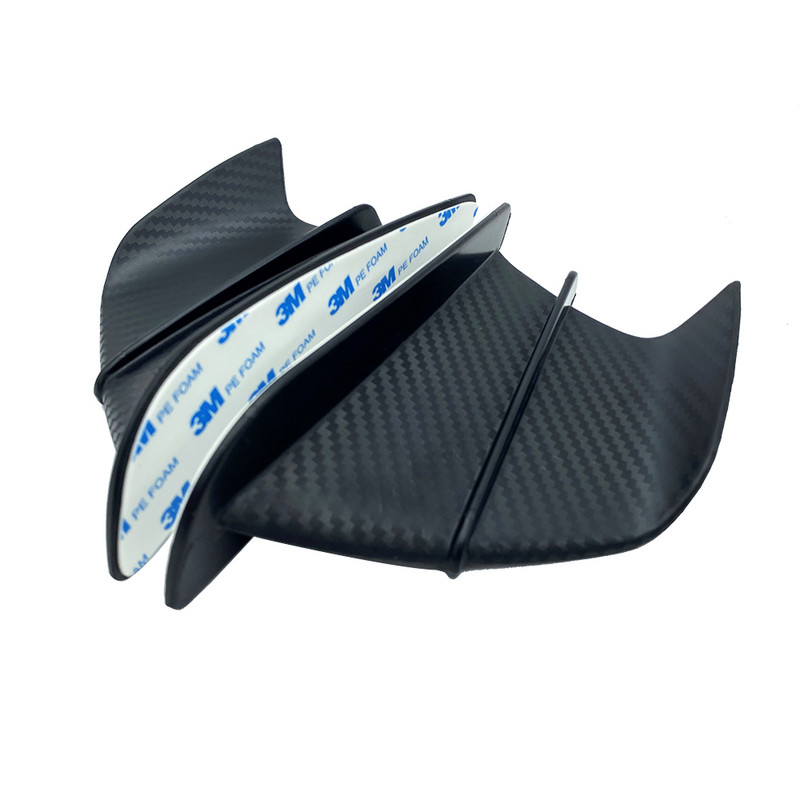 Motociklo sparno aerodinaminis šoninio sparno spoileris skirtas Yamaha YZF R1 R25 Kawasaki Ninja H2 H2R BMW S1000RR Honda H2 ABS