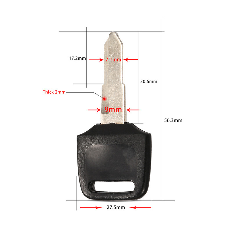 WhatsKey új motorkerékpár kulcs Vágatlan penge üres kulcsok HONDA DIO Z4 125 SCR100 WH110 SCR WH 100 110 50 köbcentis robogó tartozékokhoz