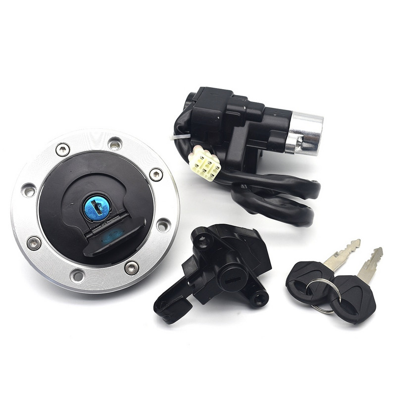 Prekidač za paljenje motocikla, poklopac za gorivo, plin, set za zaključavanje sjedala za Suzuki GSF600 Bandit 1995-2004 GSF1200 Bandit 1997-2005 GSF 600 1200