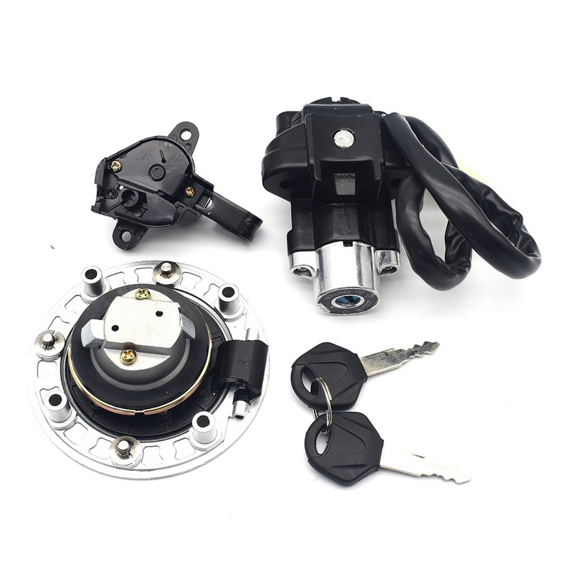 Prekidač za paljenje motocikla, poklopac za gorivo, plin, set za zaključavanje sjedala za Suzuki GSF600 Bandit 1995-2004 GSF1200 Bandit 1997-2005 GSF 600 1200