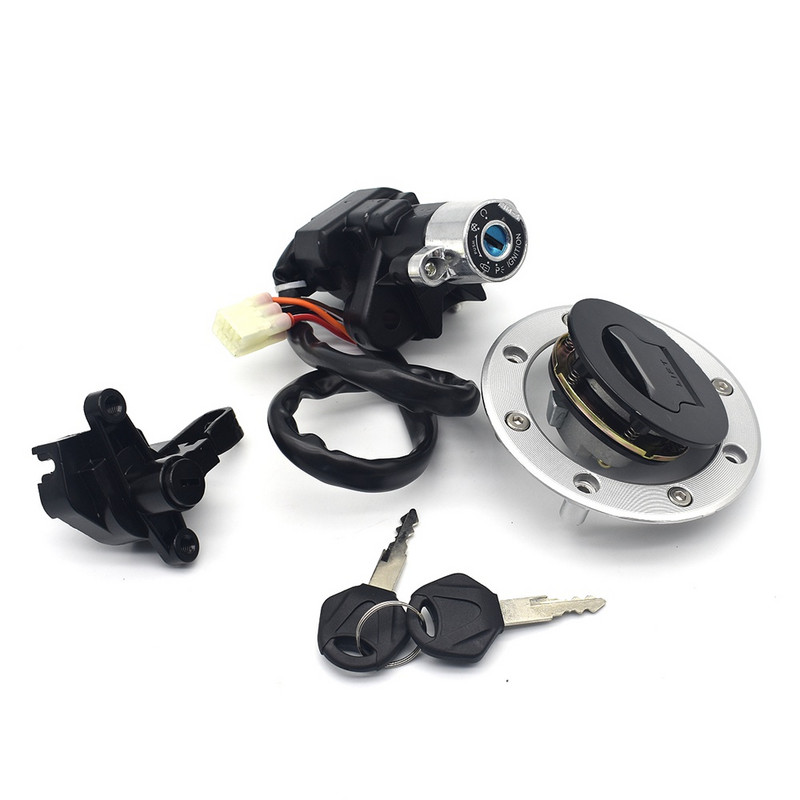 Prekidač za paljenje motocikla, poklopac za gorivo, plin, set za zaključavanje sjedala za Suzuki GSF600 Bandit 1995-2004 GSF1200 Bandit 1997-2005 GSF 600 1200