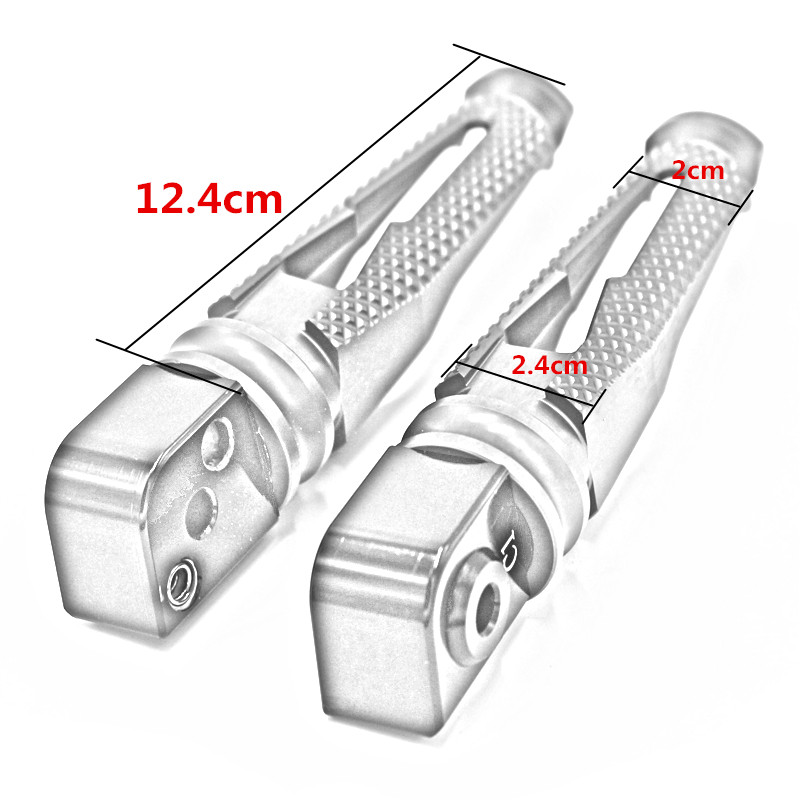 Kawasaki Z750 Z900 Z1000 ZX6R Z800 ZX10R ER-6N ER-6F Z900RS motorkerékpár lábtartókhoz Pedálok CNC alumínium hátsó utas lábtartókhoz
