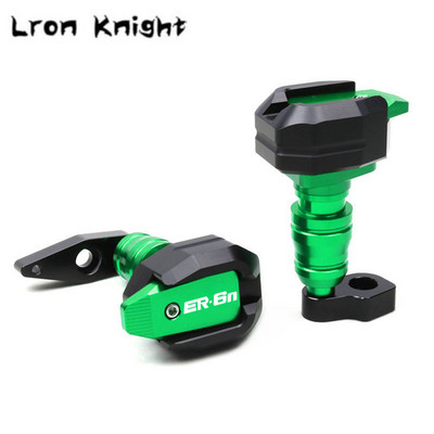 KAWASAKI ER-6N ER-6F ER6N ER6F ER 6N 6F motorkerékpárhoz, CNC leesés elleni védőkeret csúszka kivezetésvédő ütközésvédő védő