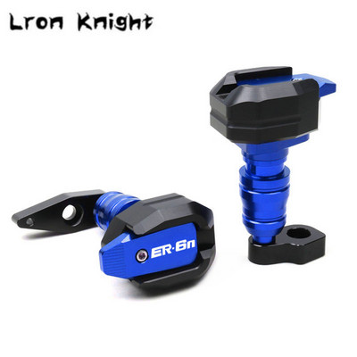 KAWASAKI ER-6N ER-6F ER6N ER6F ER 6N 6F motorkerékpárhoz, CNC leesés elleni védőkeret csúszka kivezetésvédő ütközésvédő védő