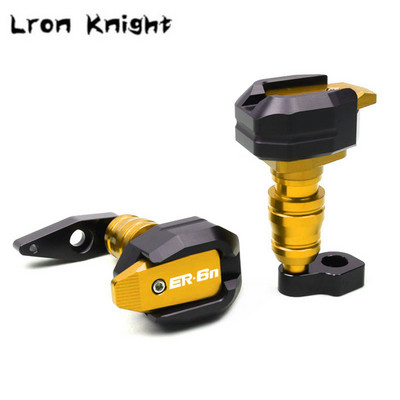 KAWASAKI ER-6N ER-6F ER6N ER6F ER 6N 6F motorkerékpárhoz, CNC leesés elleni védőkeret csúszka kivezetésvédő ütközésvédő védő