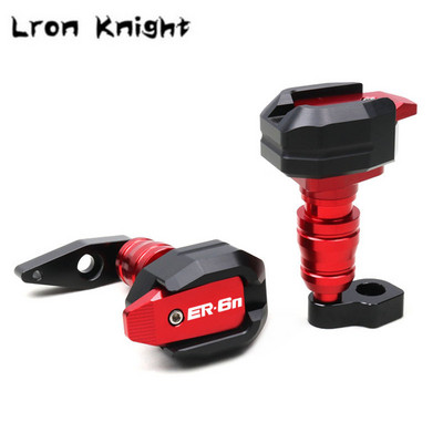 KAWASAKI ER-6N ER-6F ER6N ER6F ER 6N 6F motorkerékpárhoz, CNC leesés elleni védőkeret csúszka kivezetésvédő ütközésvédő védő