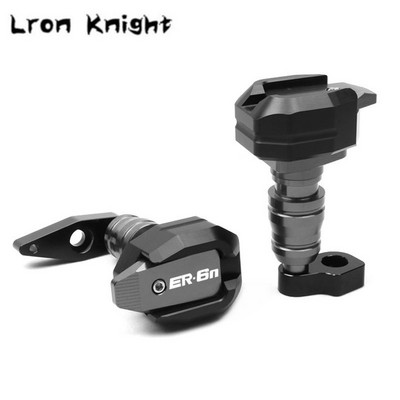 KAWASAKI ER-6N ER-6F ER6N ER6F ER 6N 6F motorkerékpárhoz, CNC leesés elleni védőkeret csúszka kivezetésvédő ütközésvédő védő