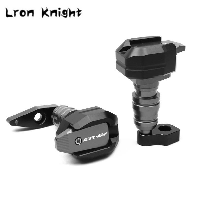 KAWASAKI ER-6N ER-6F ER6N ER6F ER 6N 6F motorkerékpárhoz, CNC leesés elleni védőkeret csúszka kivezetésvédő ütközésvédő védő