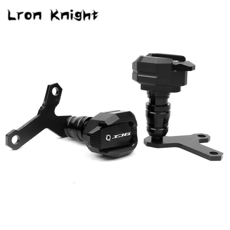 A YAMAHA XJ6 DIVERSION XJ-6 XJ 6 motorkerékpárhoz, CNC leesés elleni védőkeret csúszka kivezetésvédő ütközésgátló pad védő