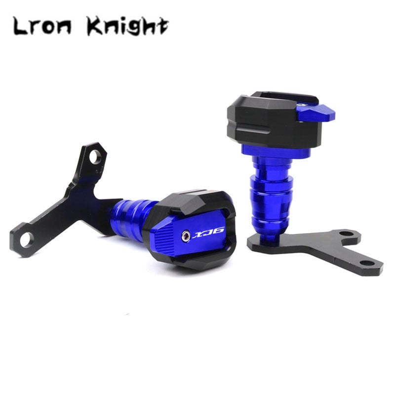 A YAMAHA XJ6 DIVERSION XJ-6 XJ 6 motorkerékpárhoz, CNC leesés elleni védőkeret csúszka kivezetésvédő ütközésgátló pad védő