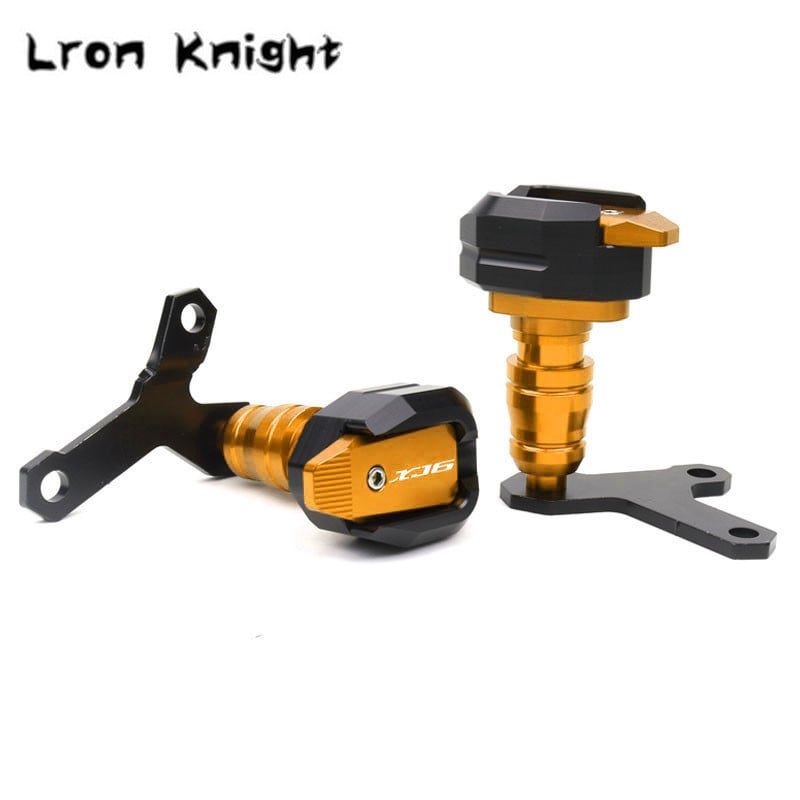 A YAMAHA XJ6 DIVERSION XJ-6 XJ 6 motorkerékpárhoz, CNC leesés elleni védőkeret csúszka kivezetésvédő ütközésgátló pad védő