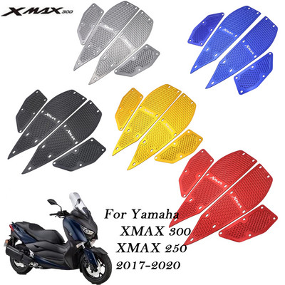 Motocyklové príslušenstvo CNC opierky na nohy, opierky na nohy, kryty pedálov, vhodné pre Yamaha XMAX 300 X-MAX 250 300 2017-2020