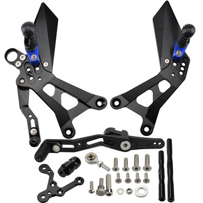 MTKRACING Pre YAMAHA YZFR6 YZF-R6 YZF R6 2017-2021 Zadné sady, nastaviteľné zadné sady, stupačky, sada radiacej páky a brzdy