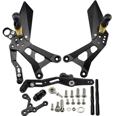 MTKRACING Pre YAMAHA YZFR6 YZF-R6 YZF R6 2017-2021 Zadné sady, nastaviteľné zadné sady, stupačky, sada radiacej páky a brzdy