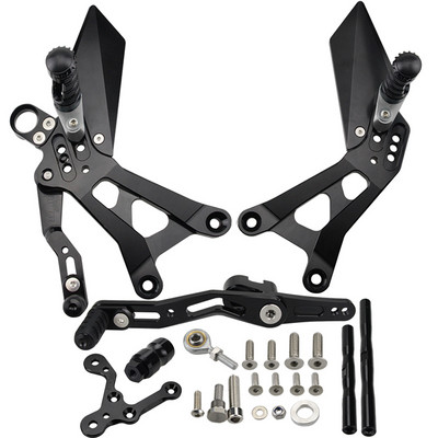 MTKRACING Pre YAMAHA YZFR6 YZF-R6 YZF R6 2017-2021 Zadné sady, nastaviteľné zadné sady, stupačky, sada radiacej páky a brzdy