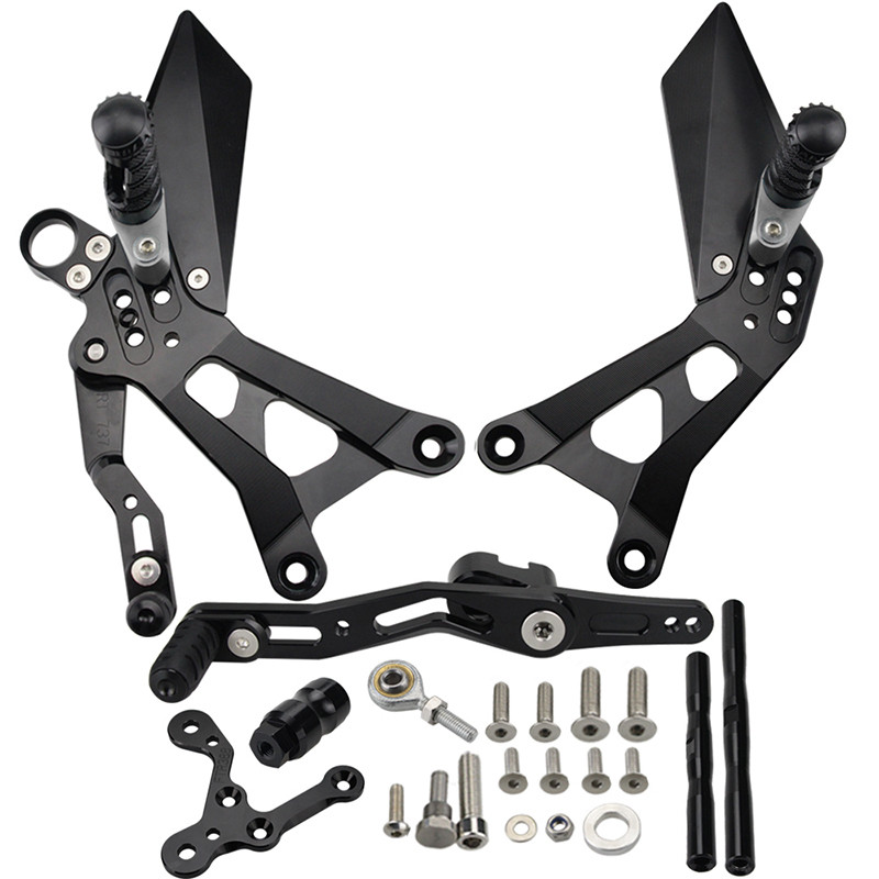 MTKRACING Pre YAMAHA YZFR6 YZF-R6 YZF R6 2017-2021 Zadné sady, nastaviteľné zadné sady, stupačky, sada radiacej páky a brzdy