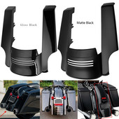 Čierny 5" predĺžený zadný blatník pre motocykle Harley Touring Electra Street Road Glide CVO Ultra Classic 09-13 14-21