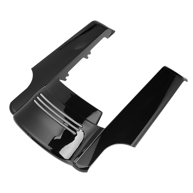 Čierny 5" predĺžený zadný blatník pre motocykle Harley Touring Electra Street Road Glide CVO Ultra Classic 09-13 14-21