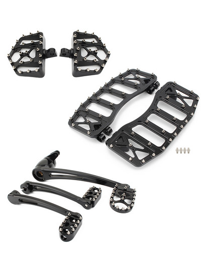Sada podlahových dosiek MX Offroad, brzdové ramená, radiaca páka, kolíky radiacej páky pre Harley Touring Road King Electra Street Glide Tri 2014-2021