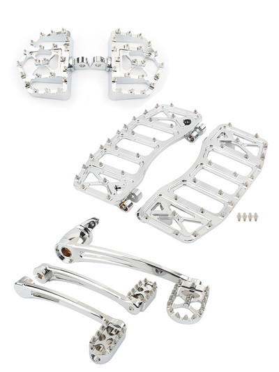 Sada podlahových dosiek MX Offroad, brzdové ramená, radiaca páka, kolíky radiacej páky pre Harley Touring Road King Electra Street Glide Tri 2014-2021