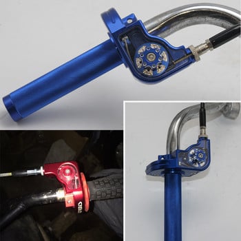 ZSDTRP CNC ρυθμιζόμενες λαβές γκαζιού αλουμινίου Settle Twist γκαζιού αερίου για ποδήλατα βρωμιάς 110-250cc Τροποποιημένο