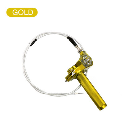 ZSDTRP CNC nastaviteľné hliníkové rukoväte plynu Settle Twist pre upravené terénne bicykle s objemom 110-250cc