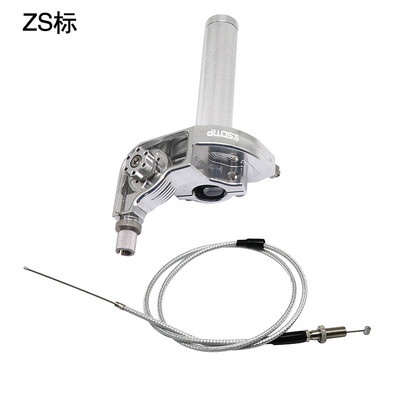 ZSDTRP CNC nastaviteľné hliníkové rukoväte plynu Settle Twist pre upravené terénne bicykle s objemom 110-250cc