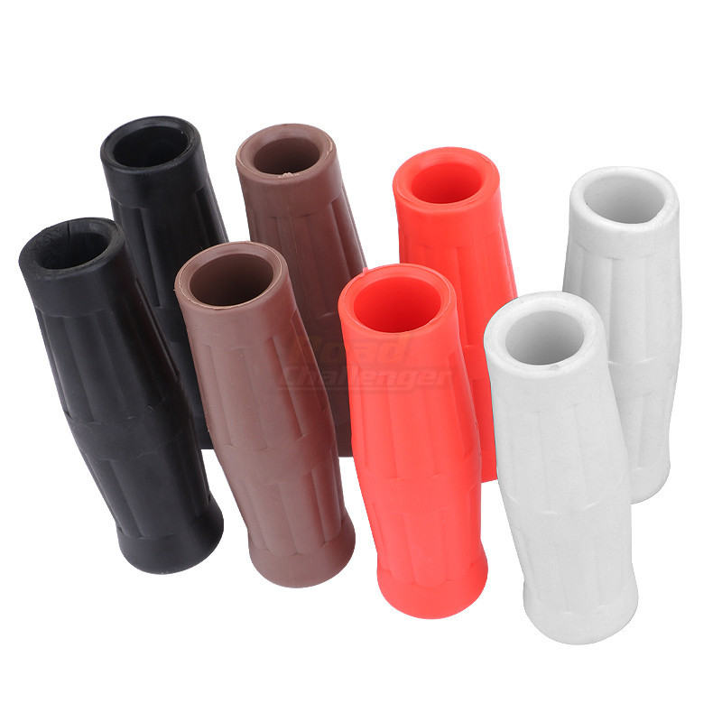 22mm Universal Roșu Negru Maro Alb Gel Cauciuc Mâner Ghidon Motociclete Mânere pentru Harley Honda Suzuki Yamaha Kawasaki