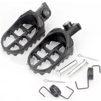 Motocyklové stupačky, široké, hrubé, pedálové kolíky pre Honda CR CRF XR 50 70 80 100 Yamaha Kawasaki KLX110