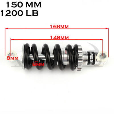 Amortizor spate 115mm 215mm amortizor pentru bicicleta pit-earth motocicleta 2000lbs Amortizor de choque amortisseur