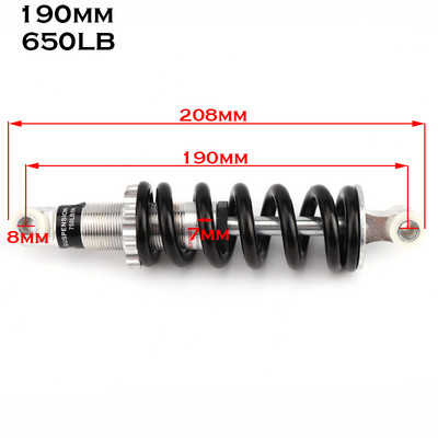 Amortizor spate 115mm 215mm amortizor pentru bicicleta pit-earth motocicleta 2000lbs Amortizor de choque amortisseur