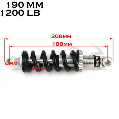 Amortizor spate 115mm 215mm amortizor pentru bicicleta pit-earth motocicleta 2000lbs Amortizor de choque amortisseur