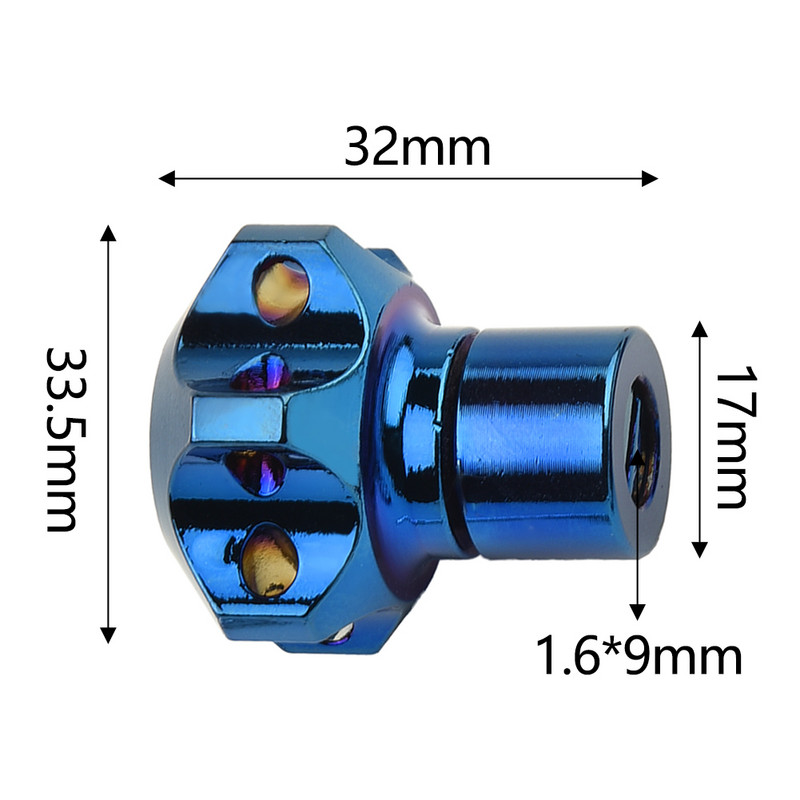 Univerzálny motocyklový prívesok na kľúče, upravený kryt kľúča, CNC kľúčový bit, šesťhranná hlava kľúča, dekoratívna hlava kľúča, náhradný tovar s krúžkom