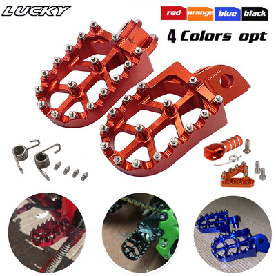 Motorkerékpár CNC lábtartók lábtartó lábtartó pedálok KTM Husqvarna EXC SX SXF XC XCF XCW XCFW TC TE FE FS 65-560 típushoz