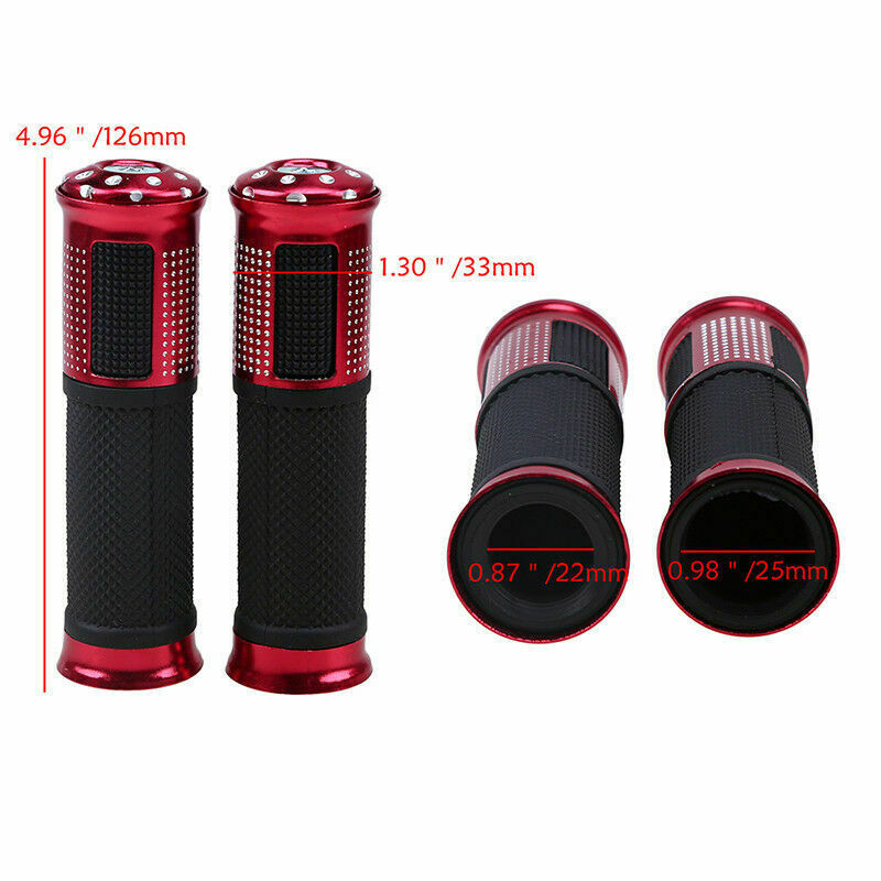 Univerzálne rukoväte na riadidlá motocykla 7/8" 22 mm pre štvorkolky Suzuki Kawasaki