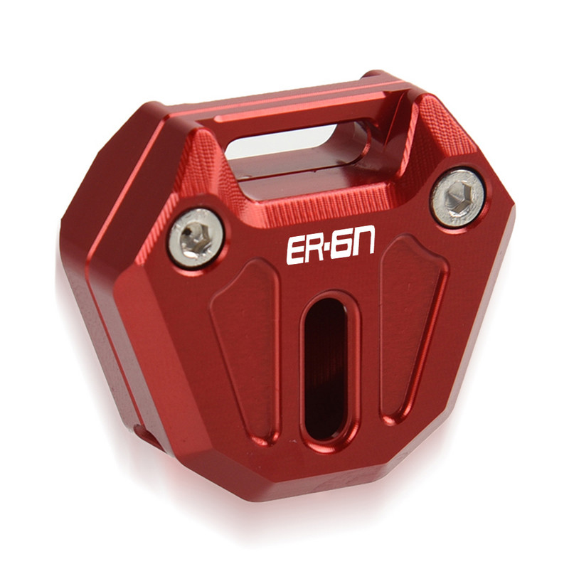 KAWASAKI motorkerékpárokhoz ER6N ER 6 N 2009-2017 2016 2015 2014 2013 2012 2011 10 Alumínium kulcsvédő sapka Kulcstok tok héjvédő