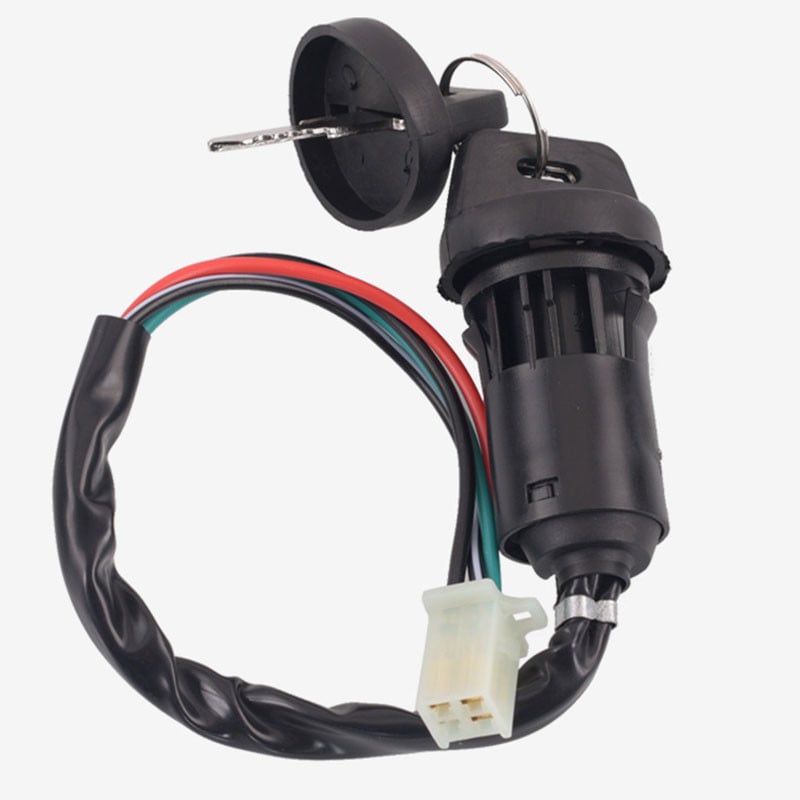 Motorkerékpár indító gyújtáskapcsoló elektromos ajtózár kulcs univerzális kisméretű, nagy versenyű ATV motorkerékpár-módosítási tartozékokhoz