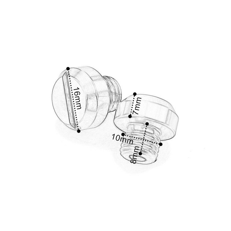 Motocykel M10*1,25 CNC hliníkové spätné zrkadlá s otvorom pre skrutky, univerzálny kryt pre KTM Yamaha Kawasaki Honda Ducati Suzuki