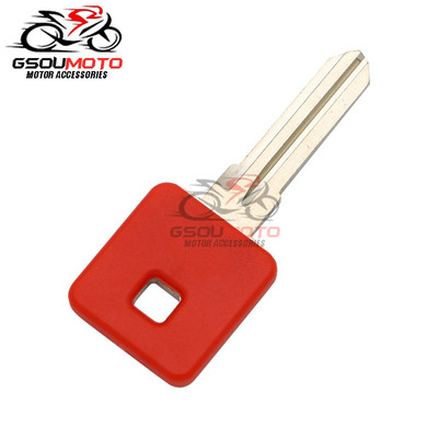 Náhradné diely pre motocykle, ľavá/pravá strana zapaľovania, prázdne kľúče s neopracovanou čepeľou pre Harley Sportster XL 1200 CNLR 883 x 48 72, čierna/červená