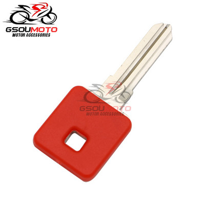 Náhradné diely pre motocykle, ľavá/pravá strana zapaľovania, prázdne kľúče s neopracovanou čepeľou pre Harley Sportster XL 1200 CNLR 883 x 48 72, čierna/červená