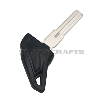 Motorkerékpár alkatrészek W/LOGO üres kulcs vágatlan penge Ducati Scrambler 400 800 1100 (fekete/piros) számára