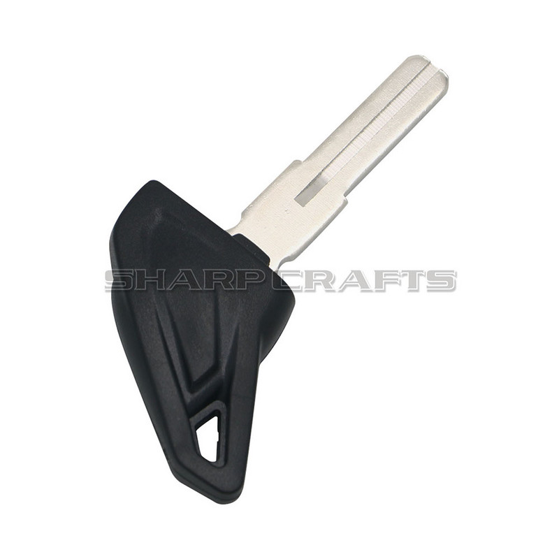 Motorkerékpár alkatrészek W/LOGO üres kulcs vágatlan penge Ducati Scrambler 400 800 1100 (fekete/piros) számára