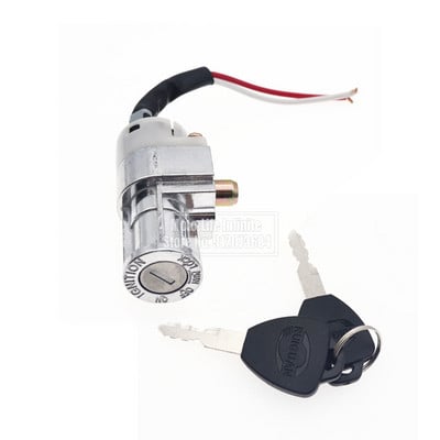 Univerzális teljesítményű motorkerékpár akkumulátortöltő mini zár 2 kulccsal motorkerékpár elektromos kerékpár rollerhez E-bike elektromos zár